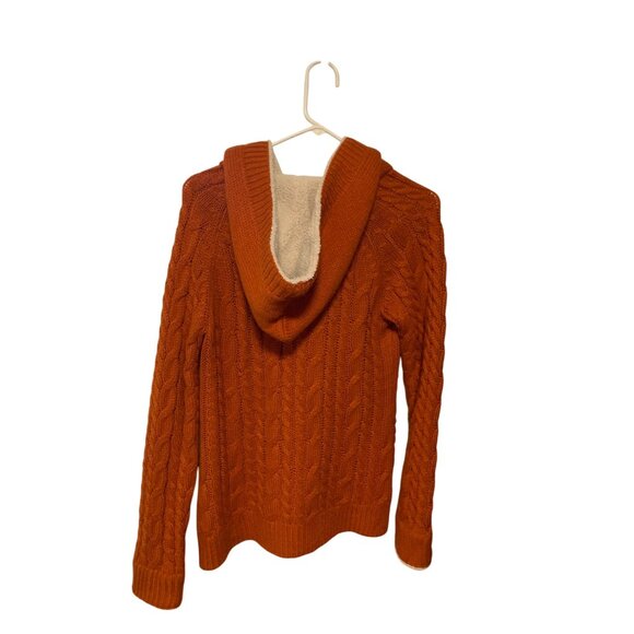 Vintage Y2k Cabelas Womens Size Medium Chucky Knit Toggle Cardigan Sweater Heavy - Picture 3 of 4